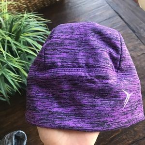 NWT Old Navy active go-dry purple beanie (women)